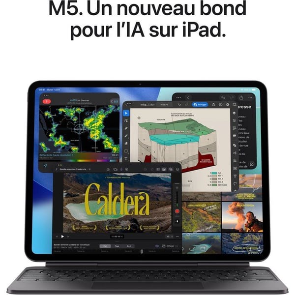 ÄPPLE - iPad Pro M5 - 11" - Wi-Fi - 256 Go - Standardglas - Silver
