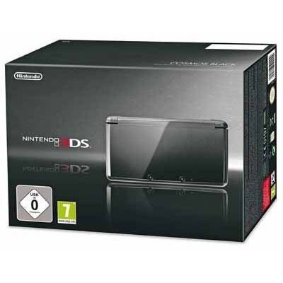 NINTENDO 3DS SVART COSMOS KONSOL