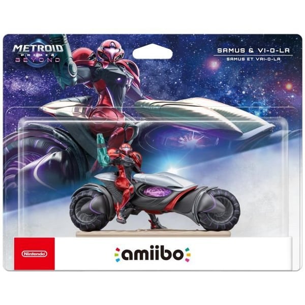 Figur Amiibo - Samus & Vai-O-La • Samling Metroid