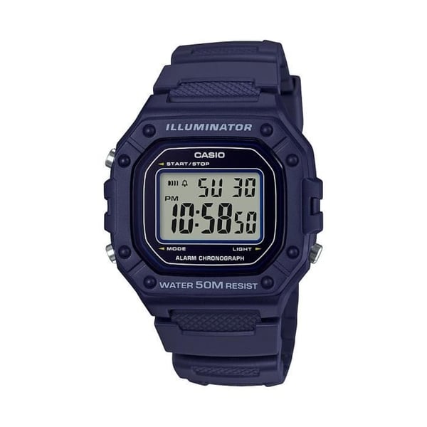 CASIO Sportklocka W-218H-2AVEF - Herr - Blå - 5 bar
