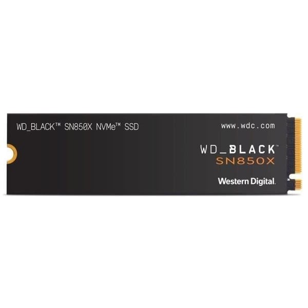 WESTERN DIGITAL SN850X harddisk - NVME SSD - 4TB intern - M2 format - Sort