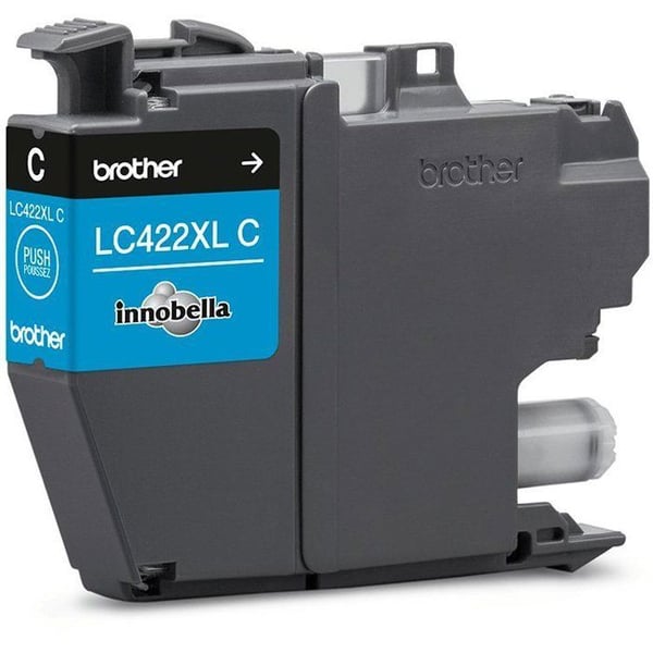 Patron LC422XLC - BROTHER - Cyan - 1500 p - För Business Smart MFC-J5340DW, MFC-J5345DW, MFC-J5740DW, MFC-J6540DW och