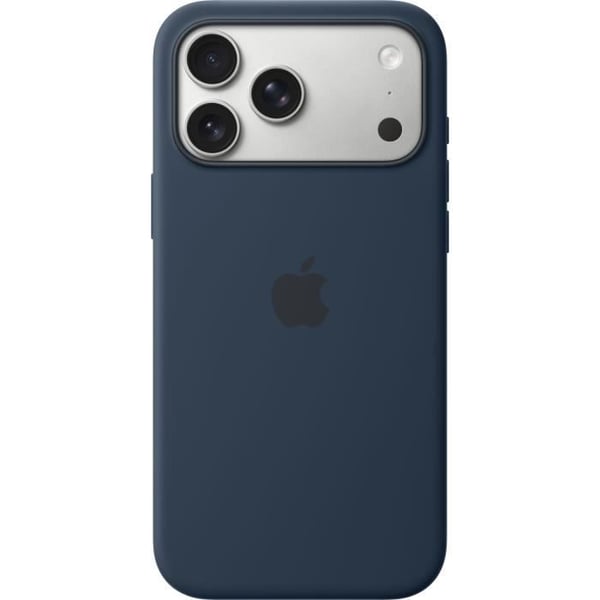 APPLE iPhone 17 Pro Max - Silikonfodral med MagSafe - Midnatt