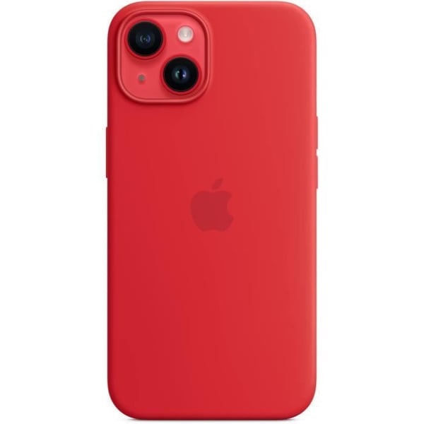Coque APPLE iPhone 14 silikon Röd