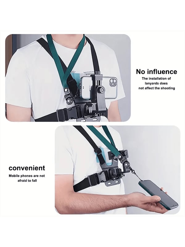 Bröstsele för iPhone / Smartphone & Actionkameror – filma ditt äventyr handsfree