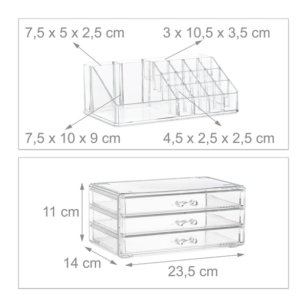 Makeup Organizer, 19x23,5x14 cm, Kodustaar