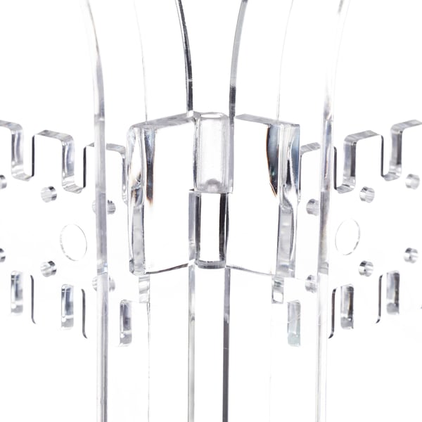 Smykkestativ, Akryl, 28x21x2 cm, Klar, Kodustaar