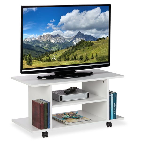 TV-bord, 40x80x40 cm, Hvid, Kodustaar