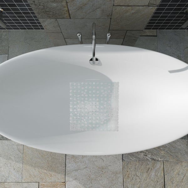 Badekarsmåtte, 0,5x53x53 cm, Kodustaar