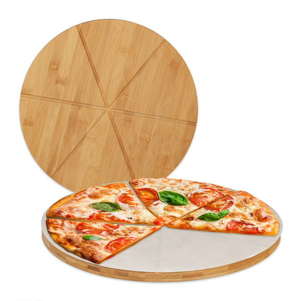 Pizzaserveringsbräda, 2 delar, 1,5x33 cm, Natur, Kodustaar Pizzaserveringsbräda, 2 delar, 1,5x33 cm, Natur, Kodustaar
