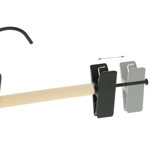 Byxgalge set, 11,5x30,5x3 cm, Svart, Natur, Kodustaar