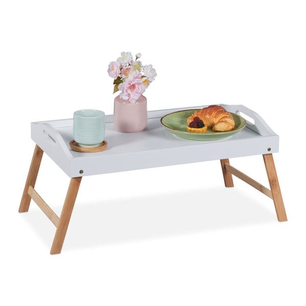 Frukostbricka, 24x55,5x30 cm, Vit, Kodustaar Frukostbricka, 24x55,5x30 cm, Vit, Kodustaar