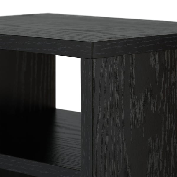 Monitorstander med hylde, 28x75,5x20 cm, sort, Kodustaar