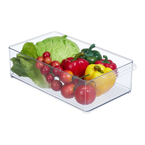 Køleskabsorganisator, 10x20x36,5 cm, Transparent, Kodustaar