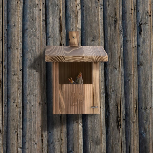 Fuglekasse, 25x17x21.5 cm, Natur, Kodustaar