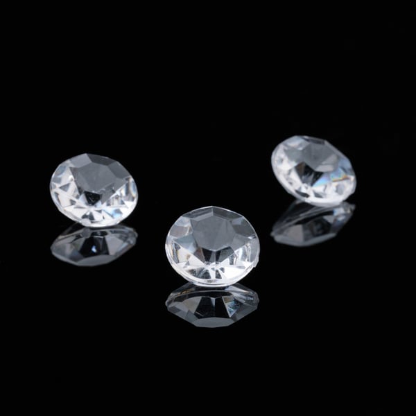 Dekorativa diamanter, 0,6x1 cm, Transparent, Kodustaar