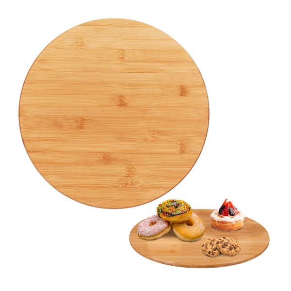 Roterande bricka, Bambu, 3.5x40 cm, Natur, Kodustaar Roterande bricka, Bambu, 3.5x40 cm, Natur, Kodustaar