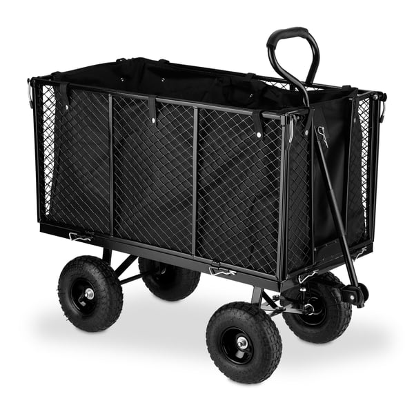 Robust vogn, 83x51x110 cm, Sort, Kodustaar
