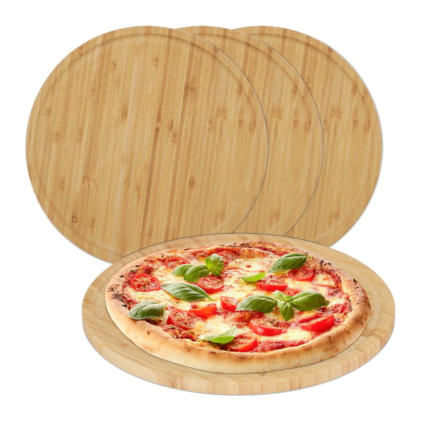Pizzabrädesset, Bambu, 1,5x32 cm, Natur, Kodustaar Pizzabrädesset, Bambu, 1,5x32 cm, Natur, Kodustaar