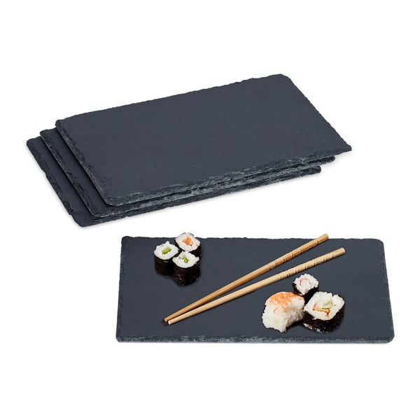 Tallrikset, 26x16x1 cm, Antracit, Kodustaar Tallrikset, 26x16x1 cm, Antracit, Kodustaar