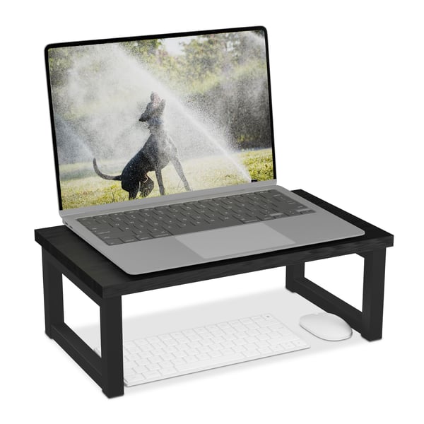 Monitorstativ, 15x40x23 cm, Sort, Kodustaar