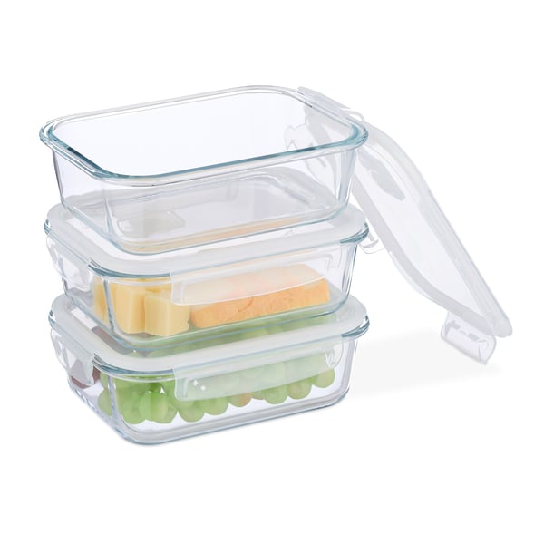 Set med glasmatlådor, transparent, Kodustaar Set med glasmatlådor, transparent, Kodustaar