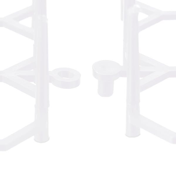 Anti-kattspikmatta set, 3x49x14 cm, Vit, Kodustaar