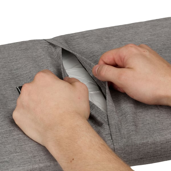 Skobænk, 49,5x80x31 cm, Hvid, Kodustaar