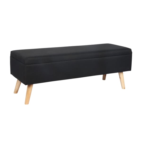 Opbevaringsbænk, 40x110x40 cm, Linned, Kodustaar