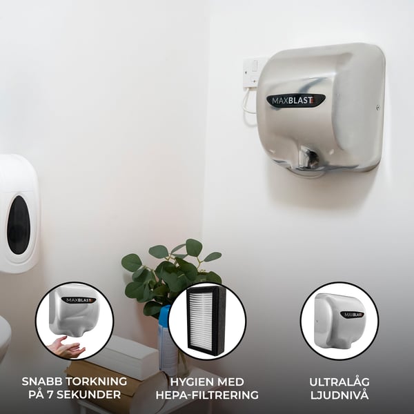 2 st Maxblast Automatisk Handtork med Sensor