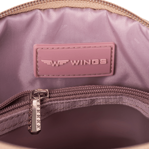 WINGS Kosmetisk liten enkammars skönhetskylare beige