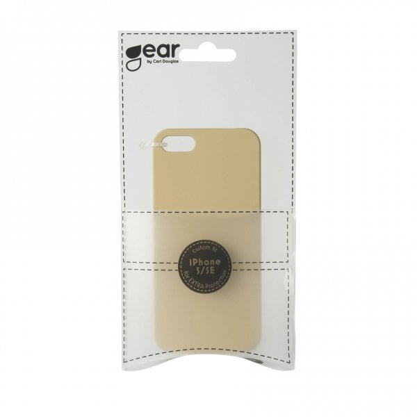 Gear iPhone 5/5S/SE 2016 Deksel Hardplast Beige
