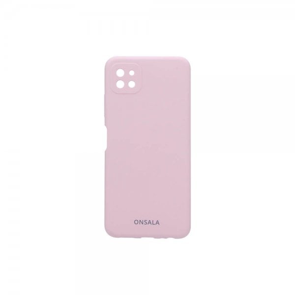 Onsala Samsung Galaxy A02s Deksel Silikon Sand Pink