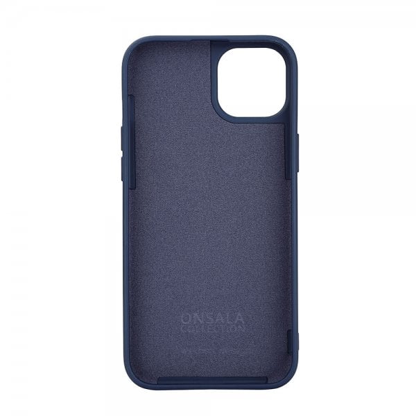 Onsala iPhone 15 Plus Deksel Silicone Touch MagSeries Mørkeblå