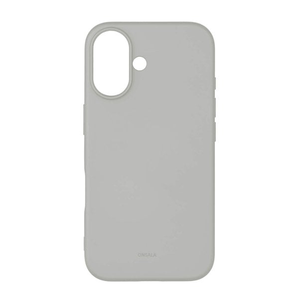 Onsala iPhone 16 Pro Kuori silikonituntuma Concrete