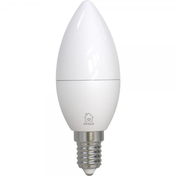 Deltaco Smart Home LED-lampe E14 RGB WiFi 4.9W