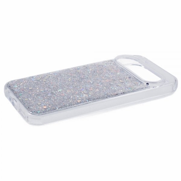 Nordic Covers Google Pixel 9/Pixel 9 Pro Deksel Sparkle Series Stardust Silver