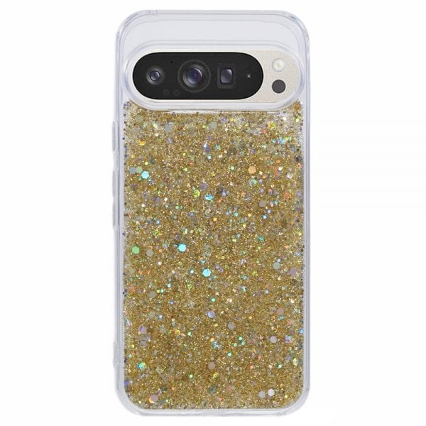 Nordic Covers Google Pixel 9 Pro XL Deksel Sparkle Series Citrine Gold