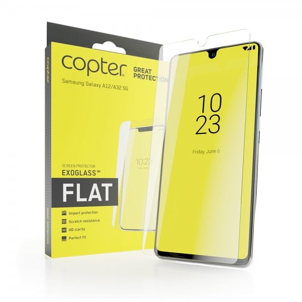 Copter Samsung Galaxy A12/Galaxy A32 5G -näytönsuoja Exoglass Flat