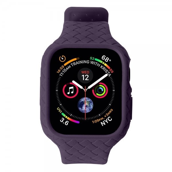 Apple Watch 41mm Armbånd Vevtekst Lilla