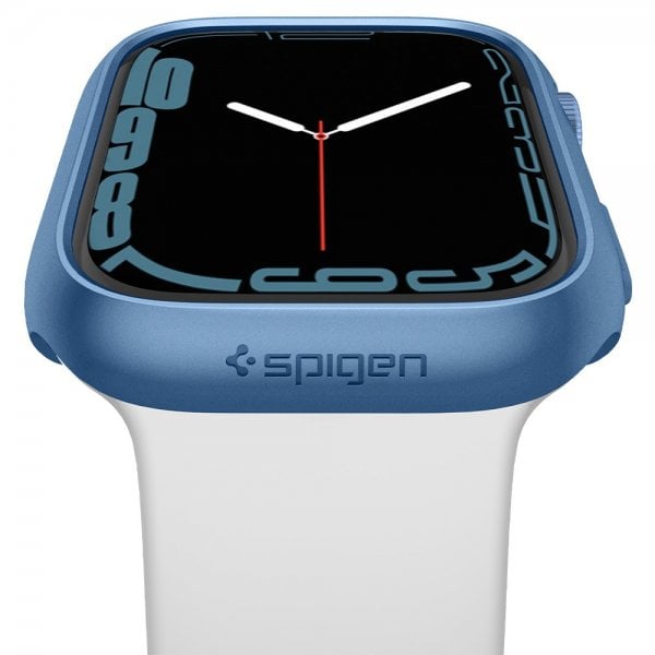 Spigen Apple Watch 45mm Skal Thin Fit Metallic Blue
