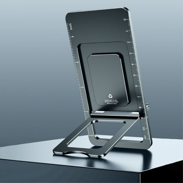 Holder for Mobil Aluminium Sølv