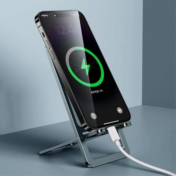 Holder for Mobil Aluminium Sølv