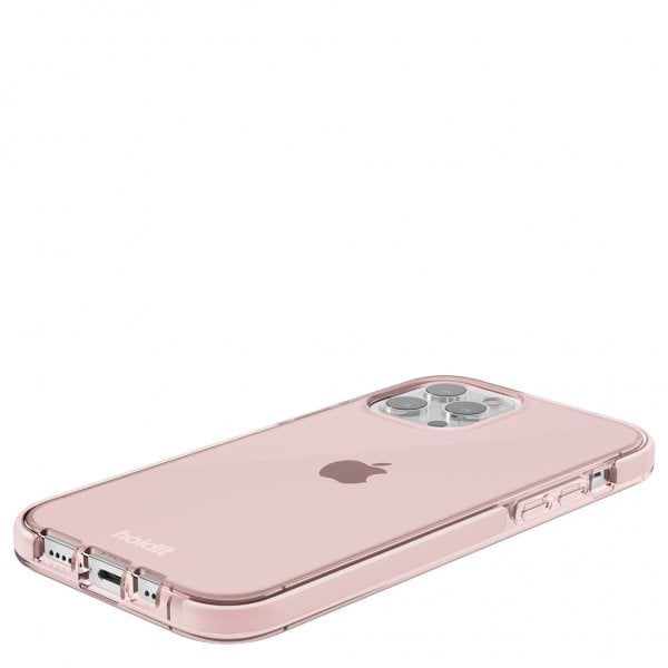 holdit iPhone 12/iPhone 12 Pro Deksel Seethru Blush Pink