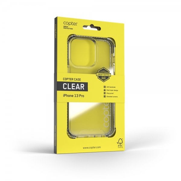 Copter iPhone 13 Pro Deksel Copter Case Transparent