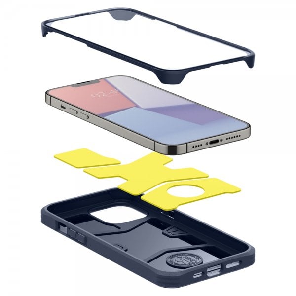 Spigen iPhone 13 Pro Deksel Geo Armor 360 Navy Blue