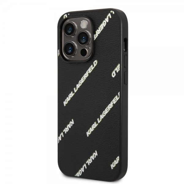 Karl Lagerfeld iPhone 14 Pro Max Deksel Logomania Svart