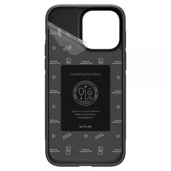 Spigen iPhone 14 Pro Deksel Cryo Armor Matte Black