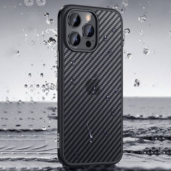 Sulada iPhone 14 Pro Deksel Luxury Series Blå