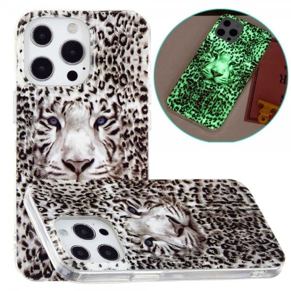 iPhone 14 Pro Deksel Motiv Hvit Tiger